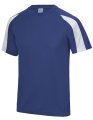 Kinder Sportshirt Contrast AWDis JC003J Royal-Wit